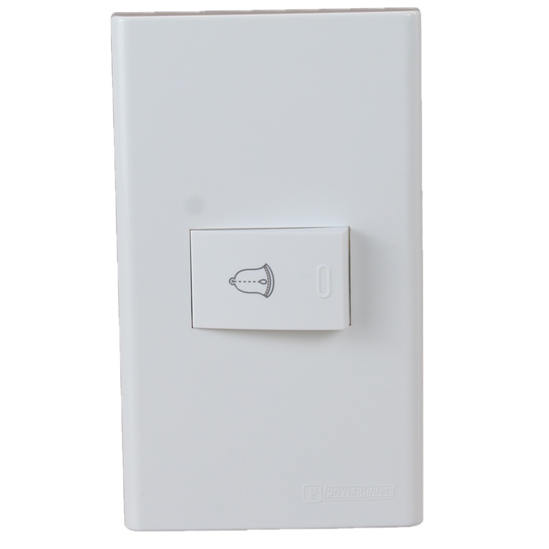 1 Gang Plate w/ Door Bell/Push Button (LHWD-203-P1)