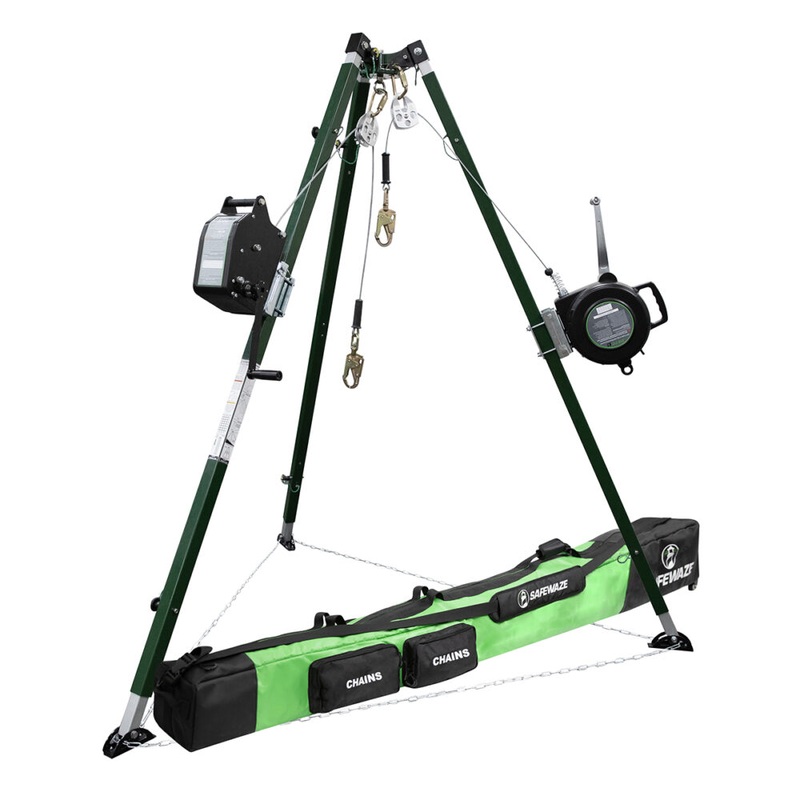 10 Tech Tripod Kit: 65 Personnel Winch, 65 3-Way