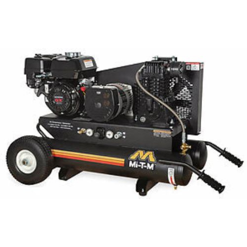 8-Gallon Single Stage Combination Air Compressor Generator – AG1-PH65-08M1