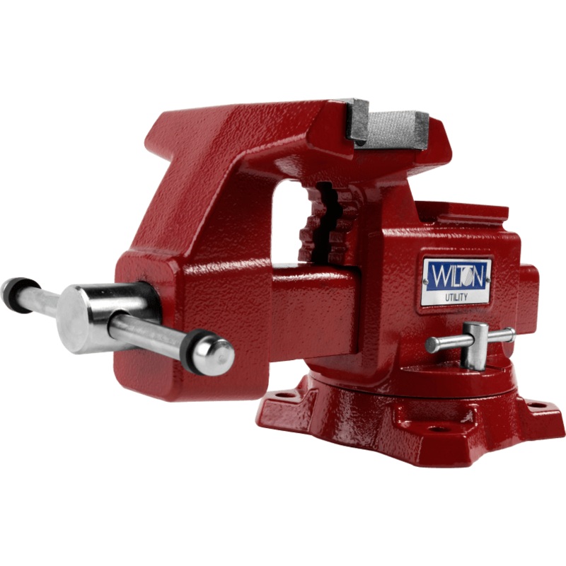 Utility Bench Vise 6-1/2 Jaw Width, 6-1/4″ Jaw Opening, 360 Swivel Base