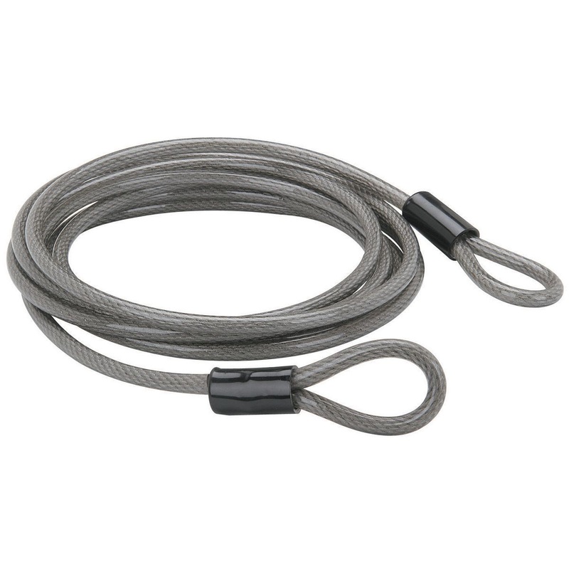 BUNKER HILL SECURITY 7 ft. x 3/8 in. Braided Steel Security Cable