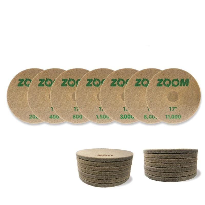 ZOOM Diamond Impregnated Pads 7″ 200