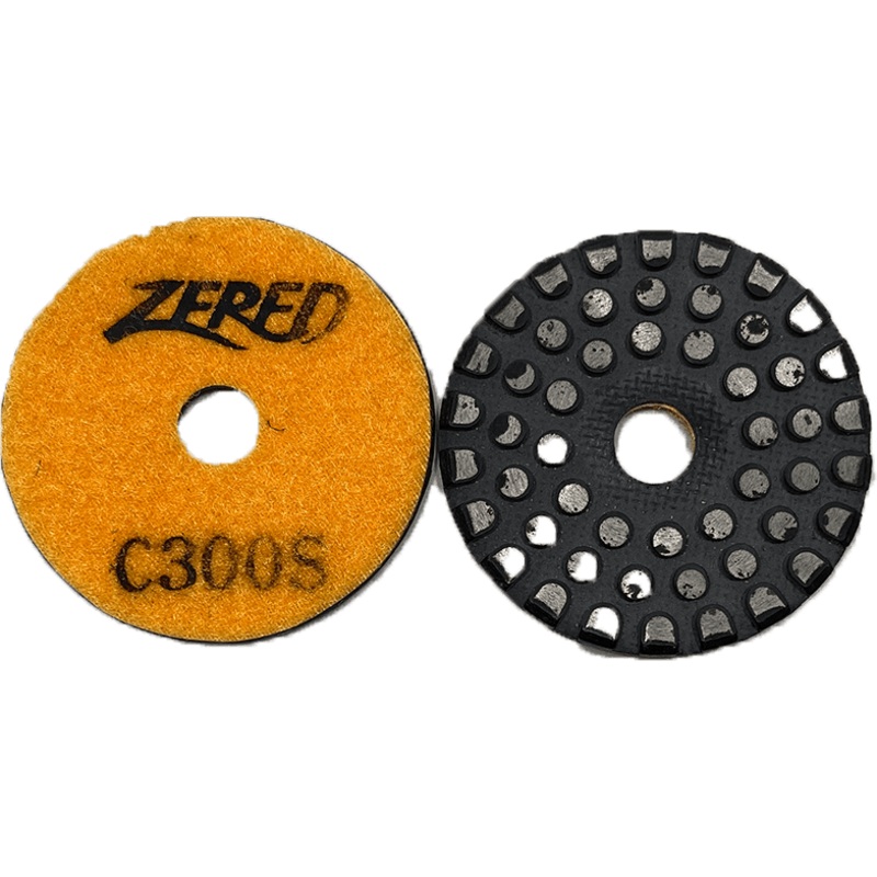 Zered Metal Dot Pads – 3″ 300 Grit