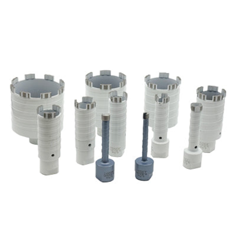 11 pc Diamond Segmented Wet/Dry Core Bit Kit