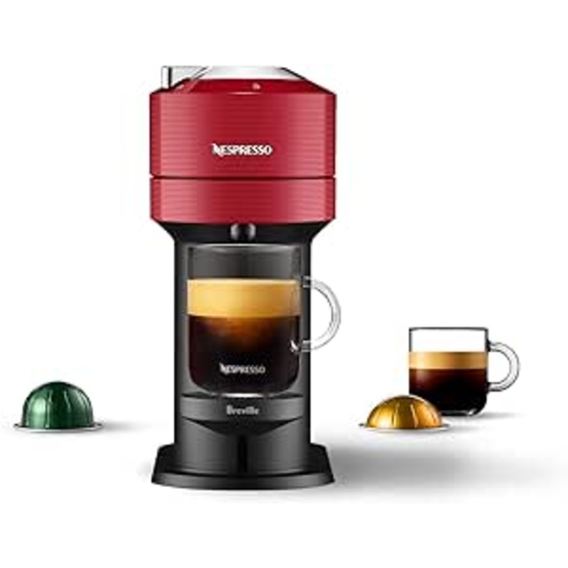 Nespresso Vertuo Next Coffee and Espresso Machine by Breville – Cherry Red