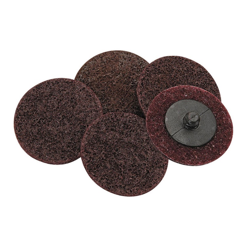 WARRIOR 2 in. Medium Grade Fiber Surface Conditioning Discs, 5-Pack