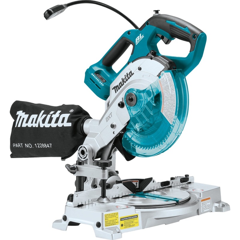 18V LXT LithiumIon Brushless Cordless 61/2″ Compact DualBevel Compound Miter Saw with Laser