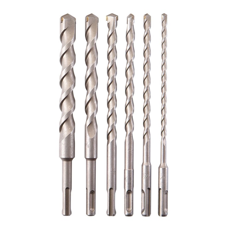 WARRIOR 8 in. SDS Masonry Bit Set, 6 Piece