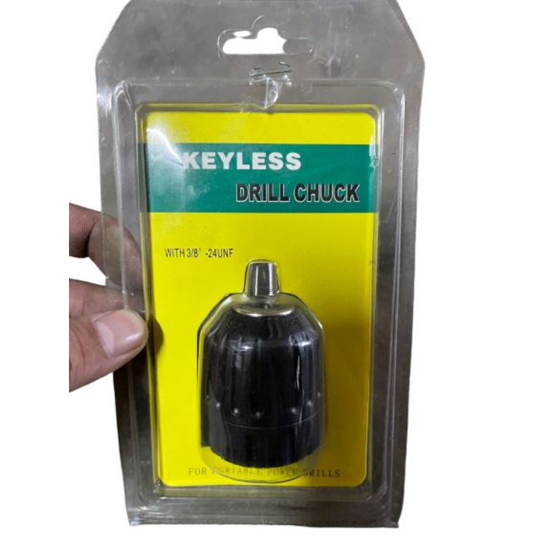 3/8″ (0.8-10mm) Keyless  Drill Chuck  | Model : CHUCK-KL10