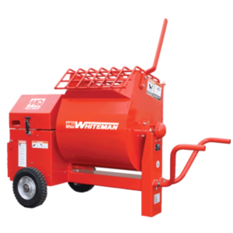 WM45 Whiteman Steel-Drum Portable Plaster/Mortar Mixer Electric 115/230 Volt – 1HP