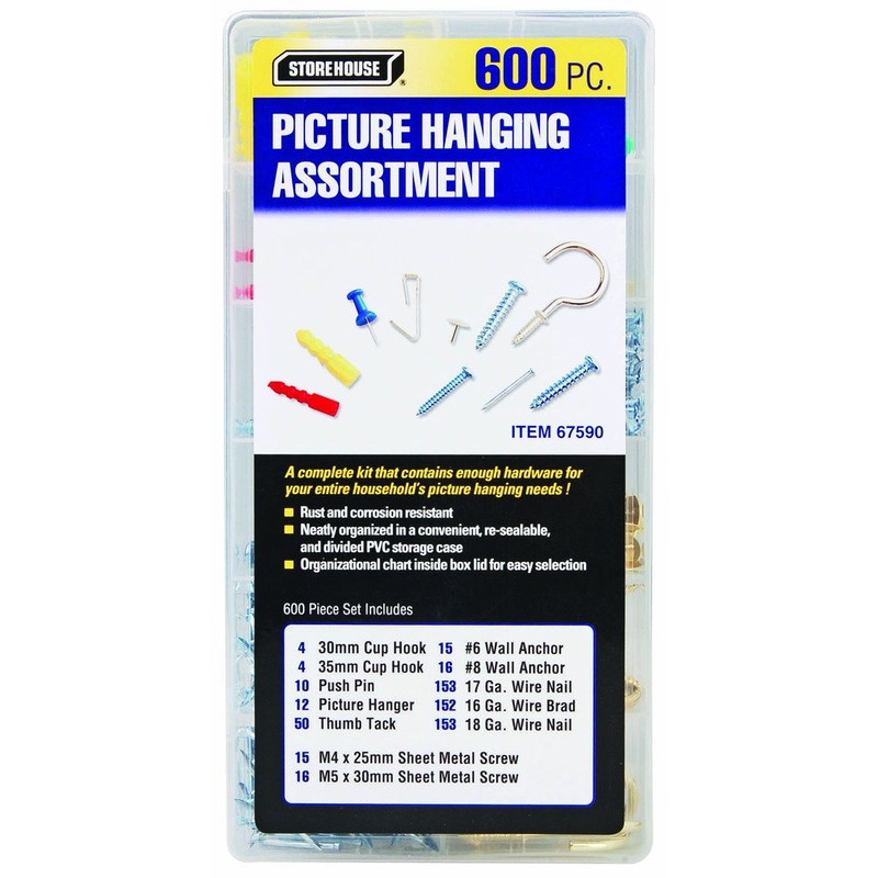 STOREHOUSE Home Hardware Assortment, 600 Piece