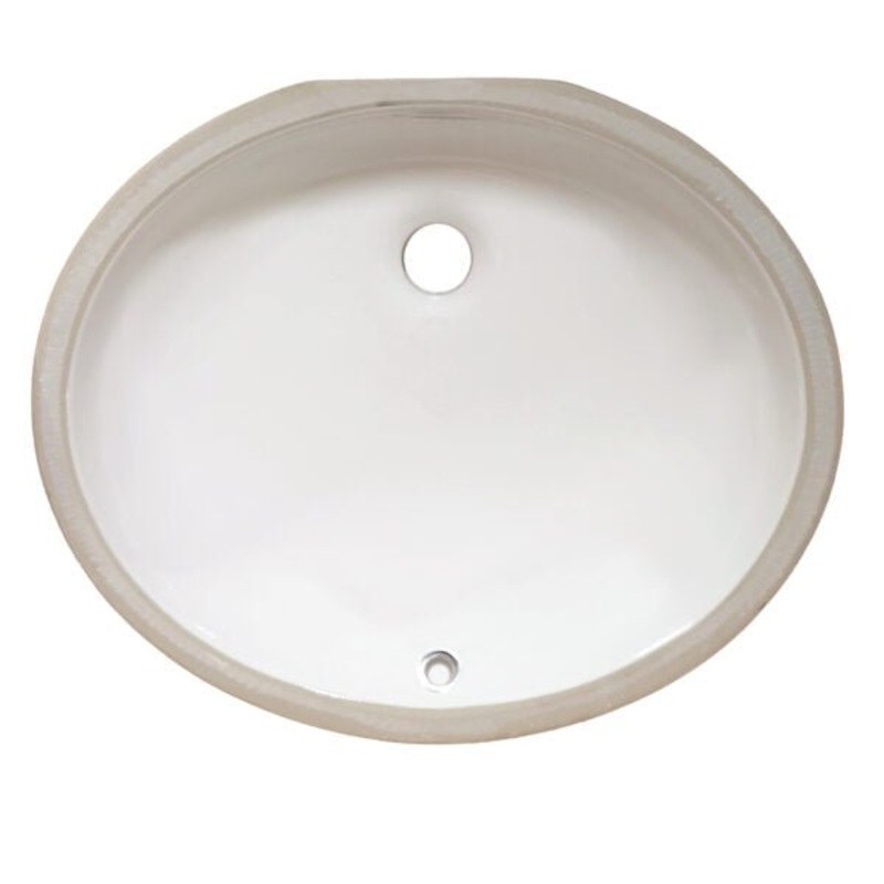1714 Porcelain Undermount Oval Lavatory Sink Half Pallet Sink(24)
