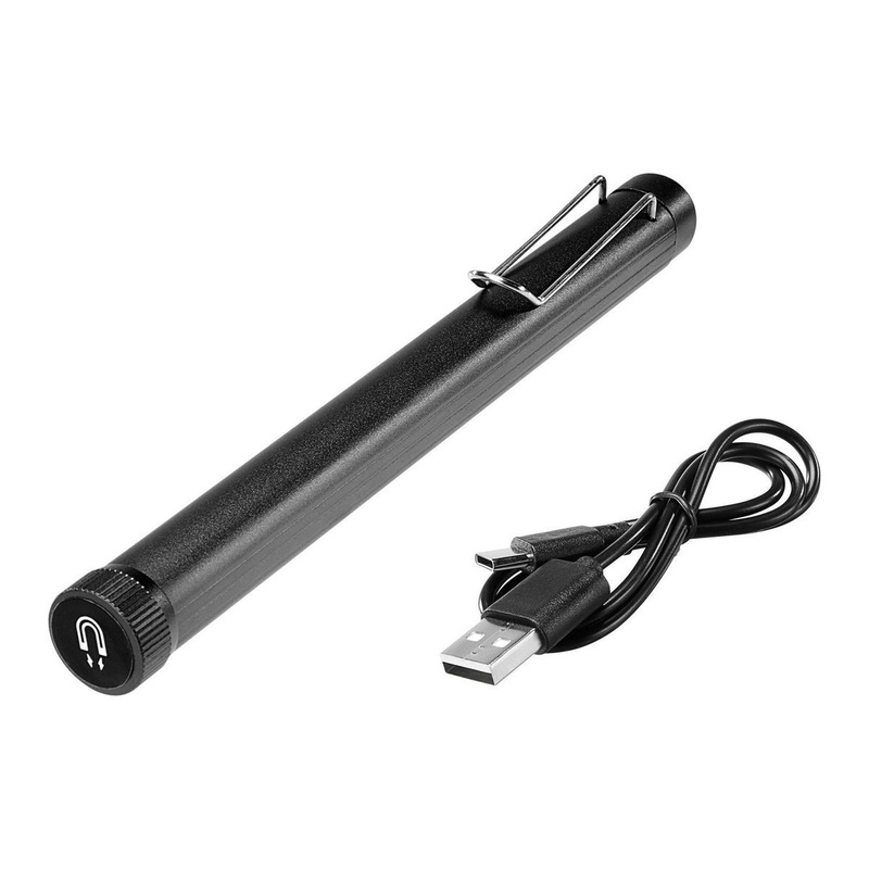 BRAUN 400 Lumen Rechargeable Penlight with UV Light