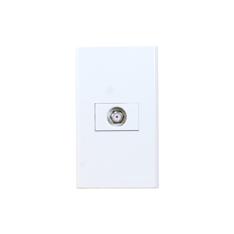 1 Gang Plate w/ TV Cable Outlet (LHWDTV-302-P1)