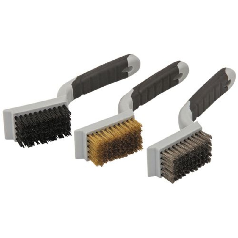 3 Piece Soft Grip Wide Brush Set