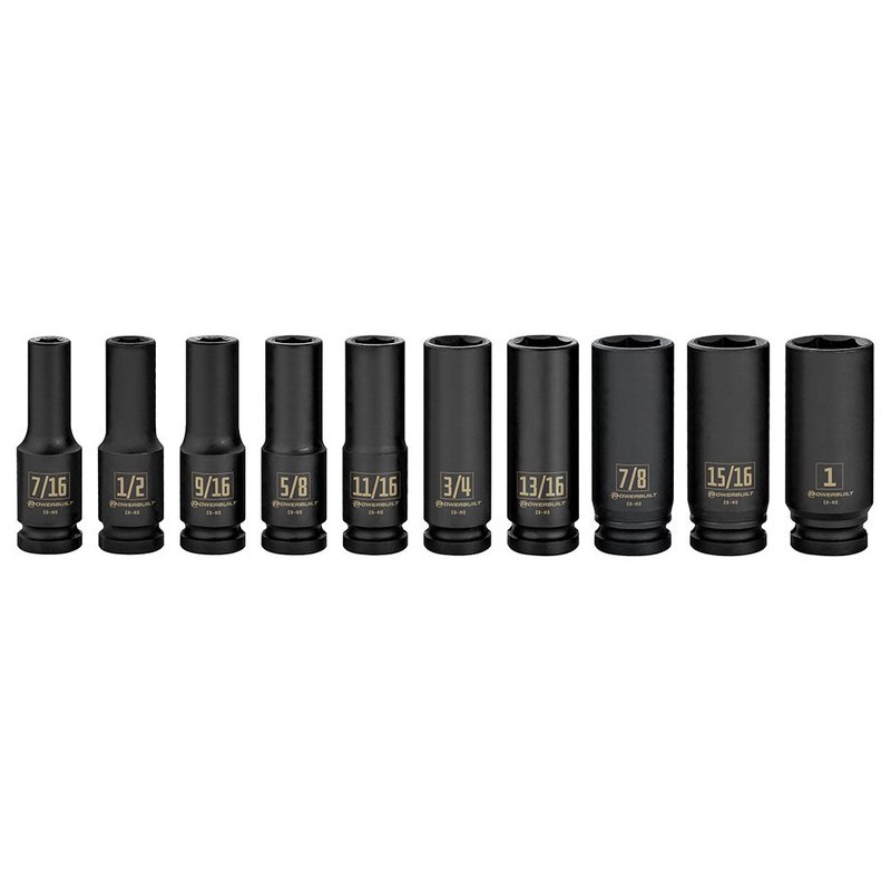 1/2″ Dr 10pc Imperial Deep Impact Socket Set Default