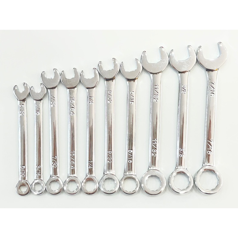 YH Comb Wrench Set 5/32″-7/16″ 10Pcs | Model : CRS-YH532716-10