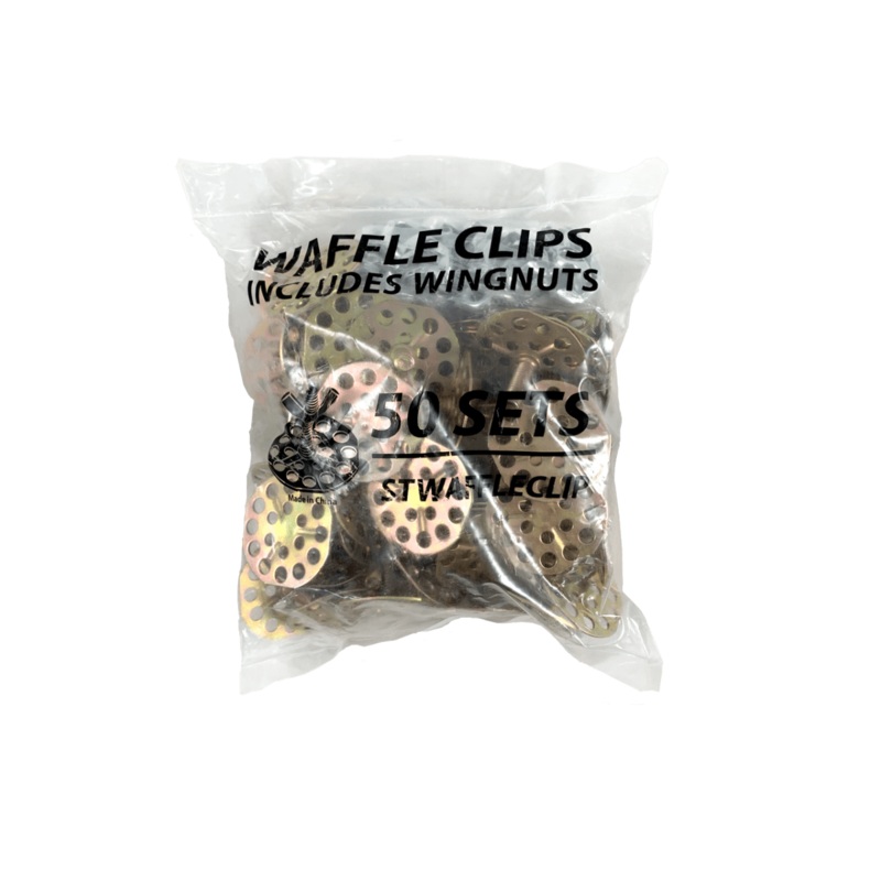 Waffle Clips with Wingnuts