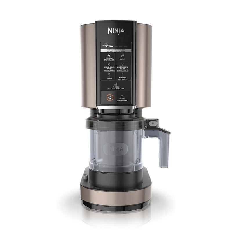 Ninja CREAMi NC301C 7 in 1 Ice Cream Maker  with Touch Program – Black