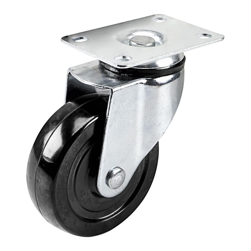 4 in. Solid Rubber Swivel Caster