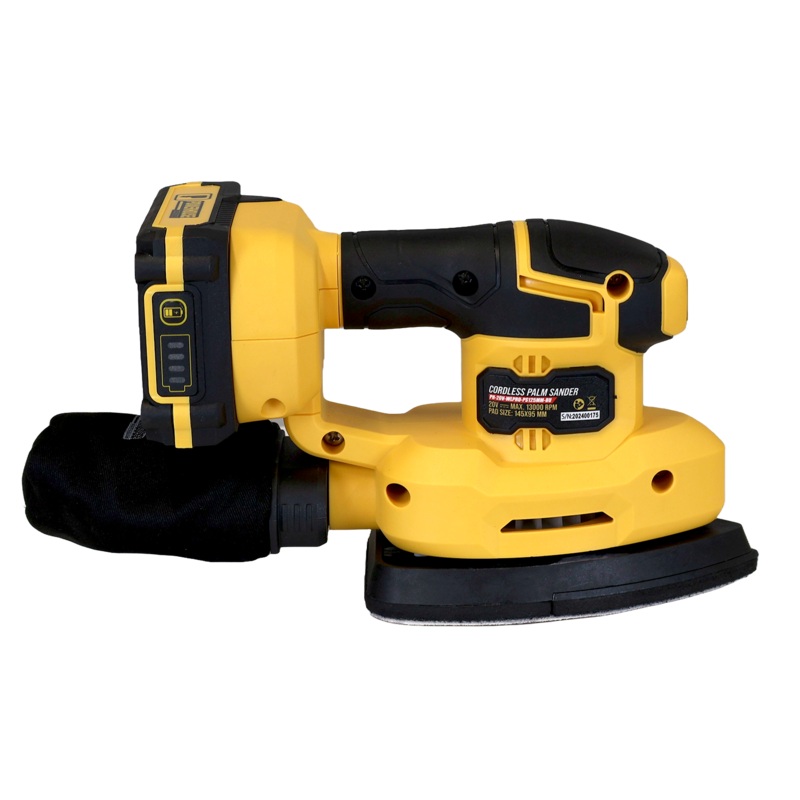 [BARE UNIT] 20V Cordless Palm Sander (PH-20V-WLPRO-PS125MM-BU)