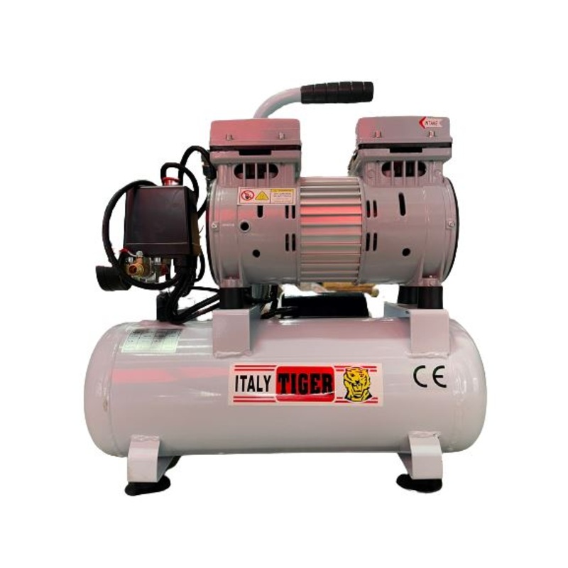 Aiko 1.5Hp 9L Oil-free & Silent Air Compressor (White) | Model : GDG09-WHITE