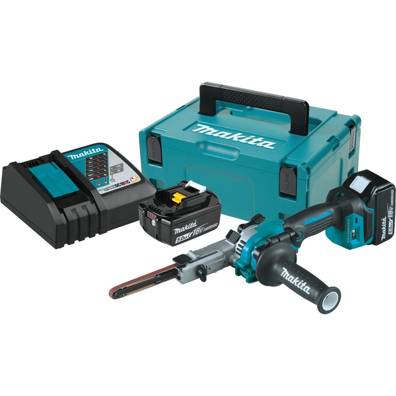 18V LXT LithiumIon Brushless Cordless 3/8″ x 21″ Detail Belt Sander Kit