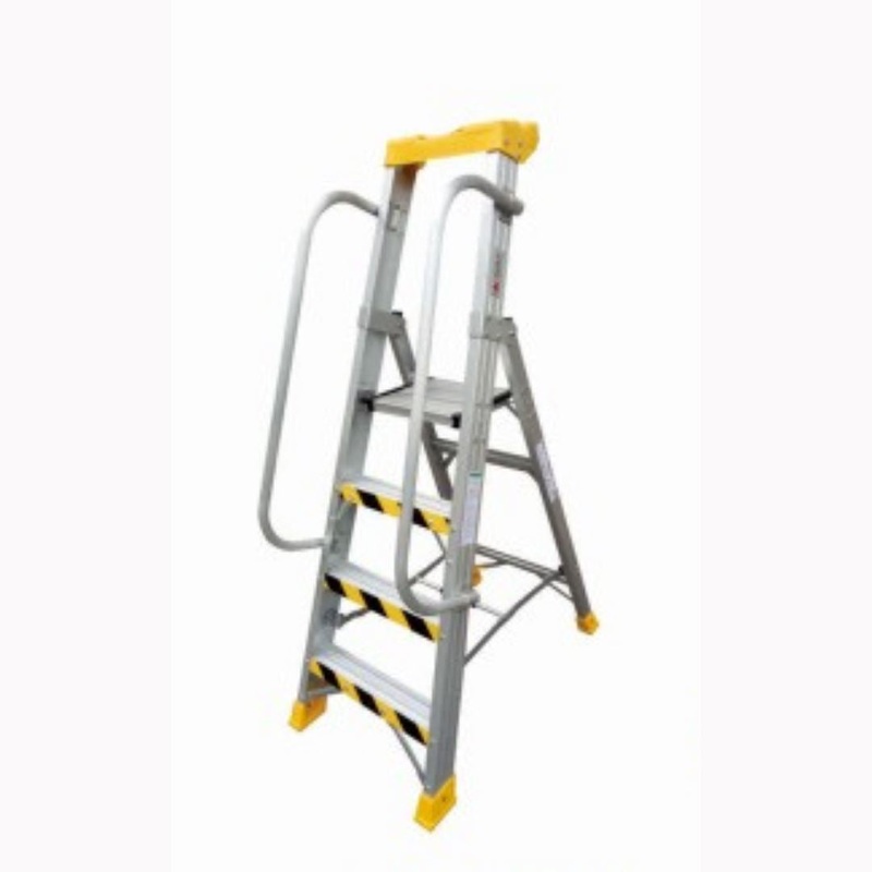 XG Aluminium Step Ladder with Hand Rails | Model : L-XG137AH 3 (90cm)