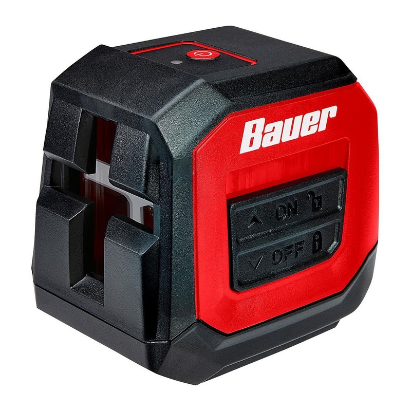 BAUER 30 ft. Self-Leveling Cross-Line Laser Level