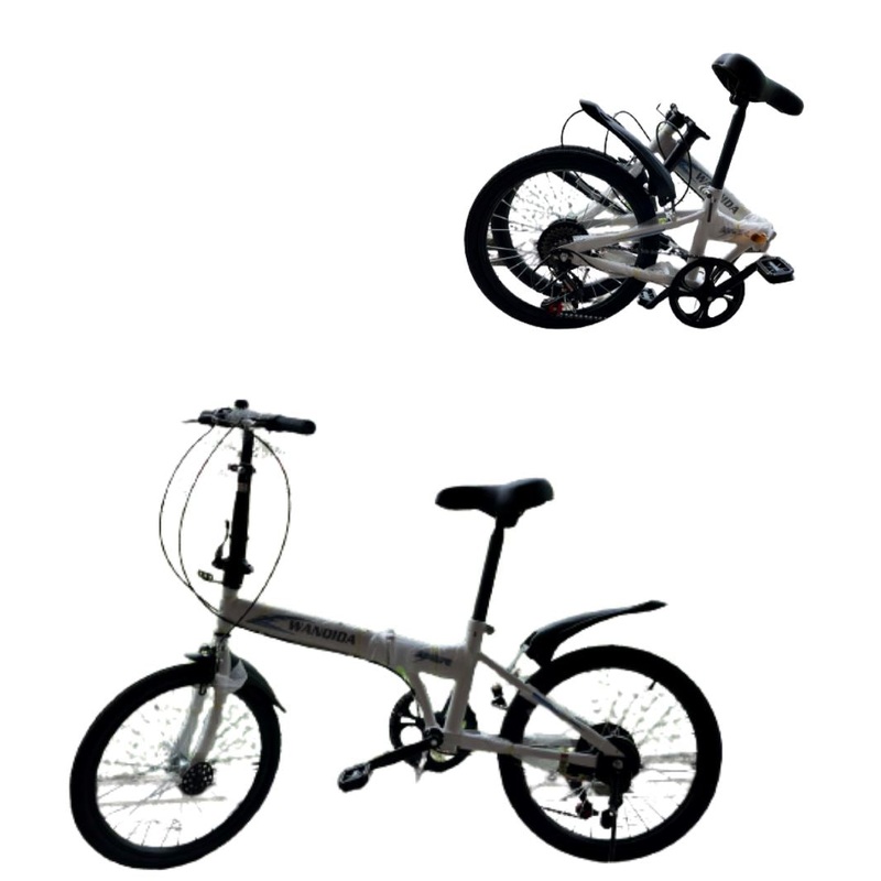 20″ 6 Speed Foldable Mini Compact Bike Bicycle Commuter Steel Frame (No Warranty) | Model : BIKE-20″
