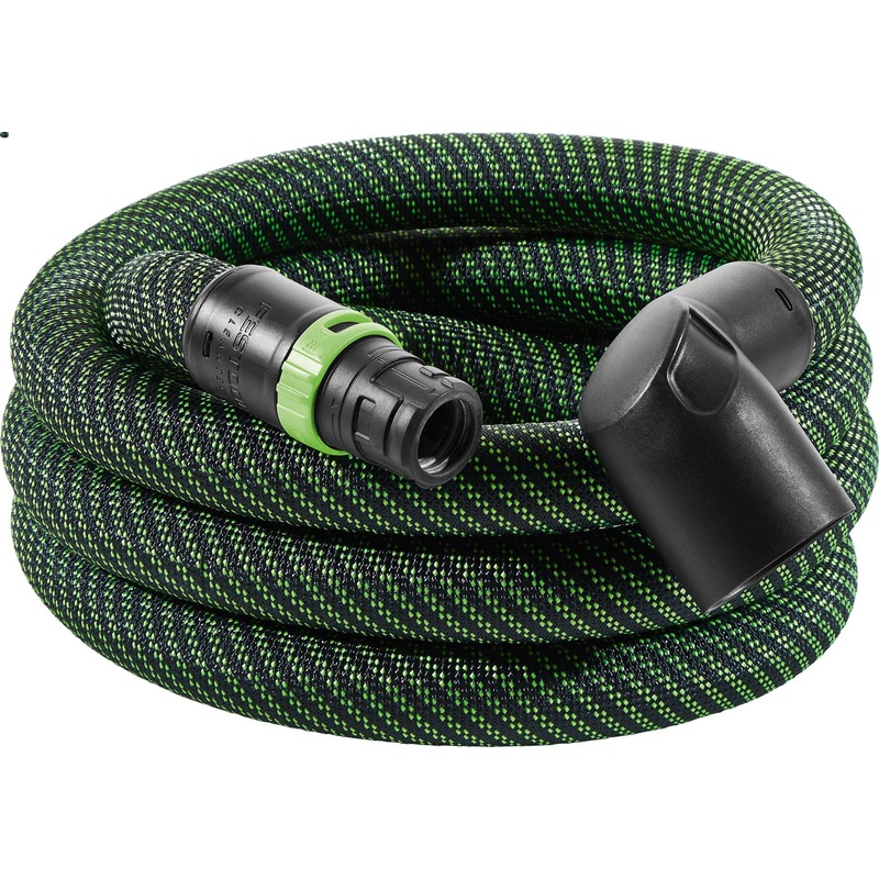 Anti Static Smooth Suction Hose D32/27mm x 3.5m with 90 Degree Angle Adaptor