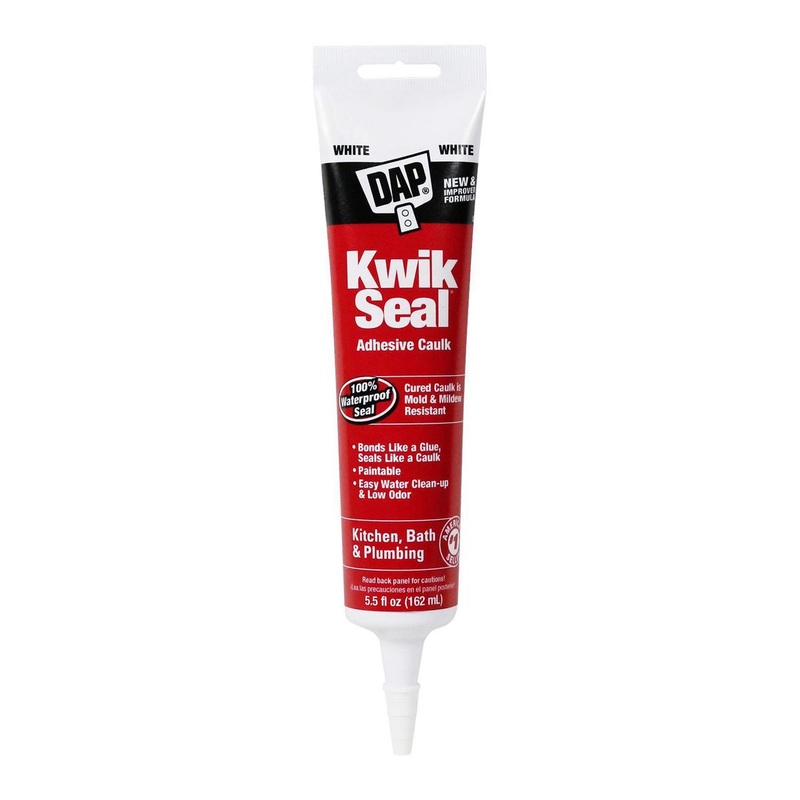DAP 5.5 oz. KWIK SEAL Tub and Tile Adhesive Caulk