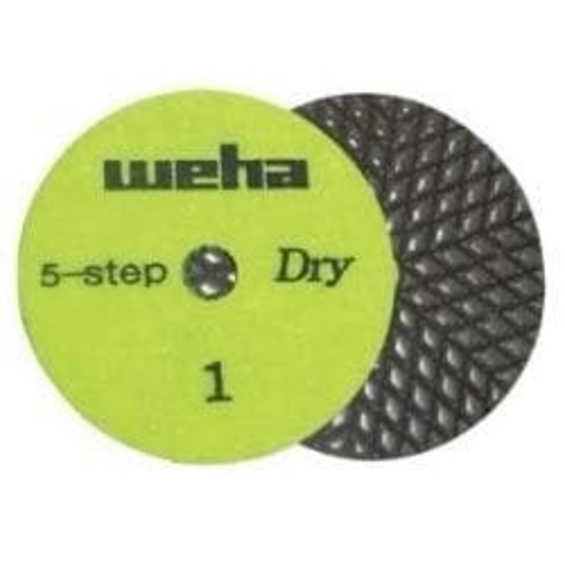 4″ Weha 5 Step Dry Diamond Polishing Pads Step 1