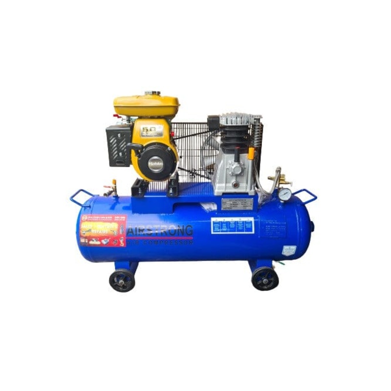 AIRSTRONG 3HP 100L Petrol Gasoline Engine Air Compressor Robin EY20 | Model :  ASSA30-100R