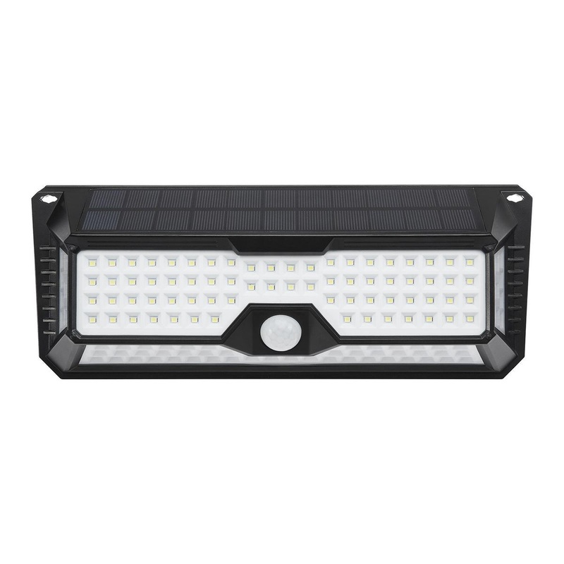 BUNKER HILL SECURITY 1000 Lumen Solar Powered, Motion Activated, Peel-and-Stick, Waterproof Security Light