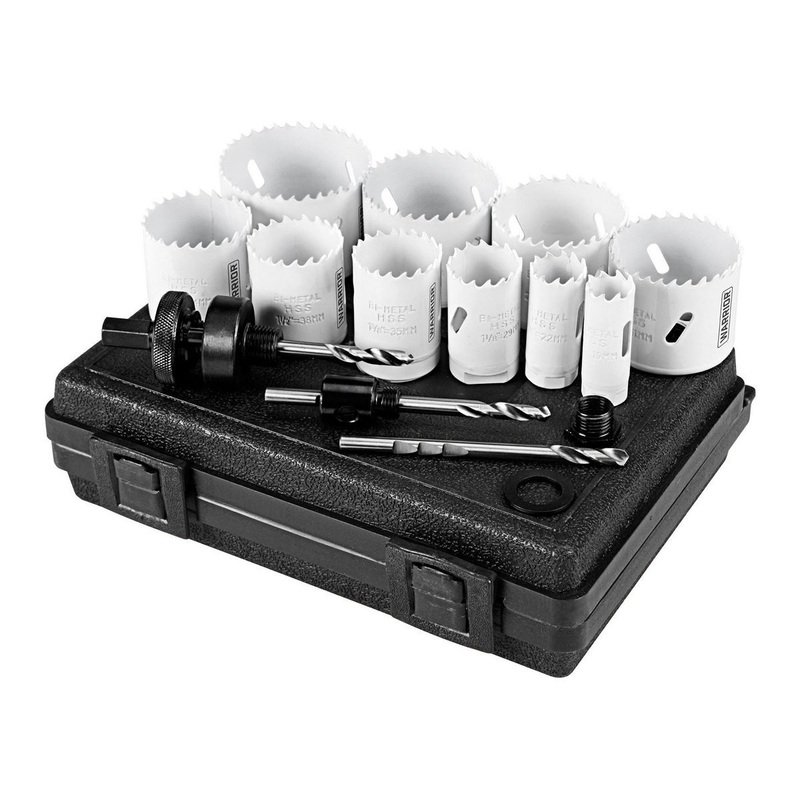 WARRIOR 3/4 in. to 2-1/2 in. Bi-Metal Hole Saw Assorted Set, 14-Piece
