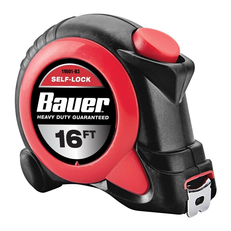 BAUER 16 ft. x 3/4 in. Self-Locking Tape Measure