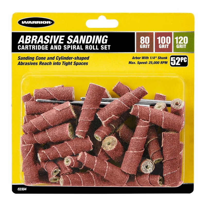 WARRIOR Sanding Cone Set, 52 Piece