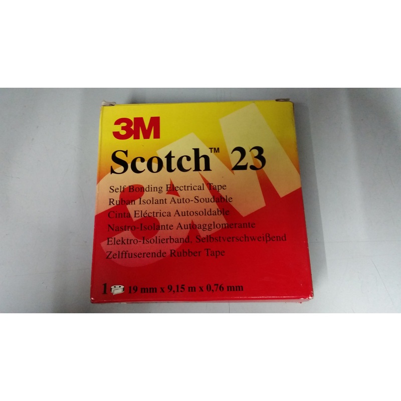 3M Scotch 23 Rubbing Splicing Tape 3/4″ X 30Ft | Model : 3M-S23