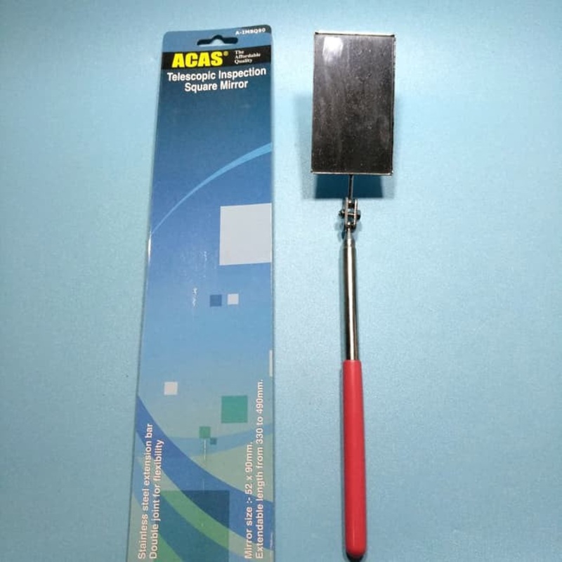 ACAS Telescopic Inspection Square Mirror | Model : IM-AIMSQ90