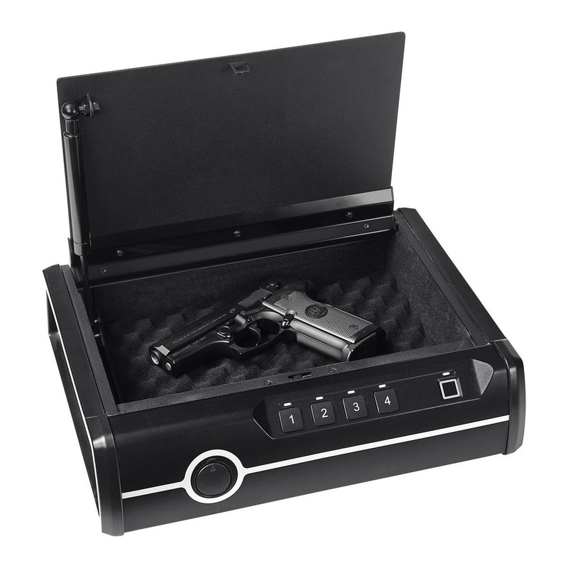 UNION SAFE COMPANY Biometric Fingerprint Handgun Safe