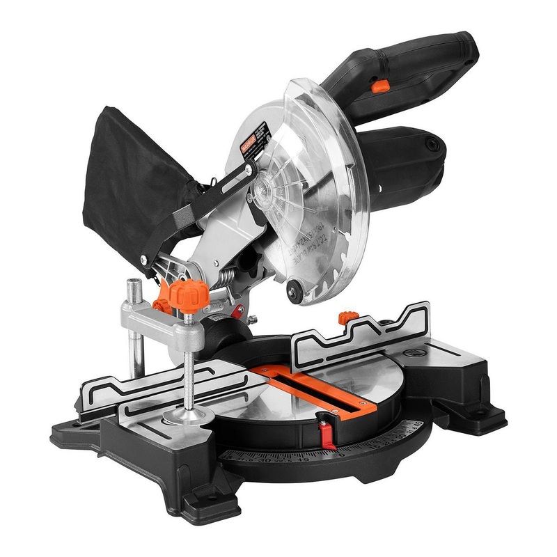 WARRIOR 7-1/4 in. Single-Bevel Compound Miter Saw