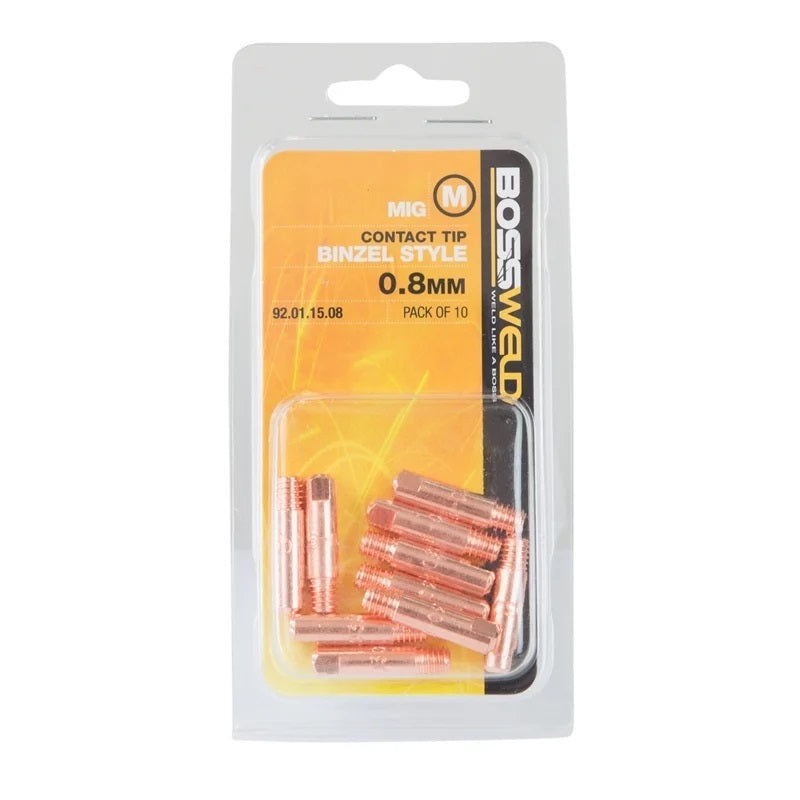 Bossweld Binzel Contact Tip – 0.8 x 6mm Default