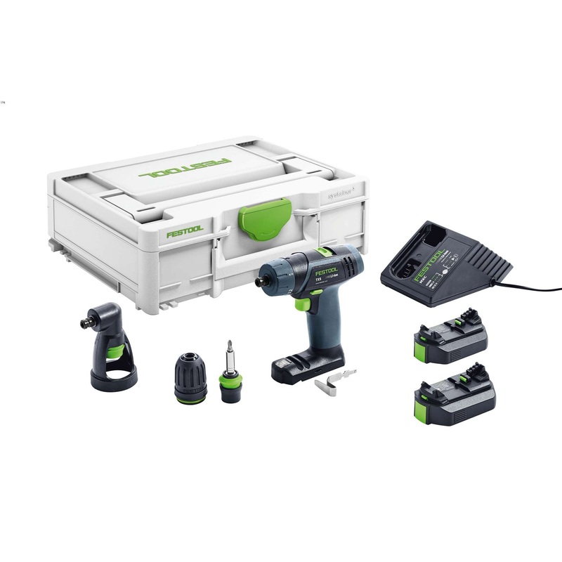 TXS 10.8V Mini Cordless Drill 2.6Ah Set in Systainer