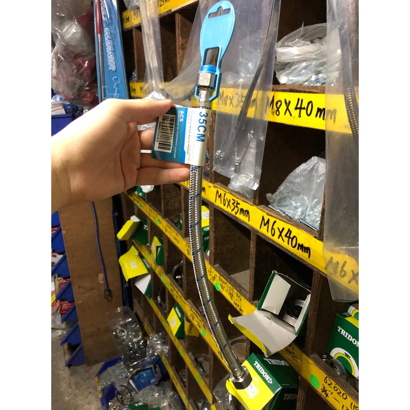 Showy Stainless Steel Flexible Hose (For Cold Water Only) | Length : 25cm – 150cm 25cm
